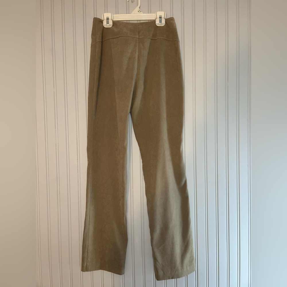 Express suede dress pants, tan